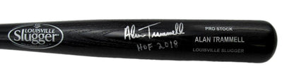Alan Trammell Hof Autographed/Inscribed Louisville Slugger Bat Tigers Jsa 183640