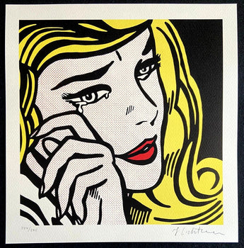 Roy Lichtenstein Lithograph Coa E Numerata A Mano Firmata Certificata