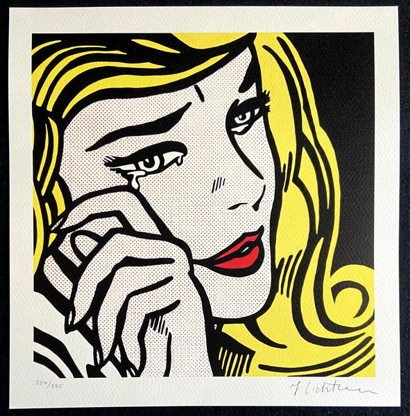 Roy Lichtenstein Lithograph Coa E Numerata A Mano Firmata Certificata