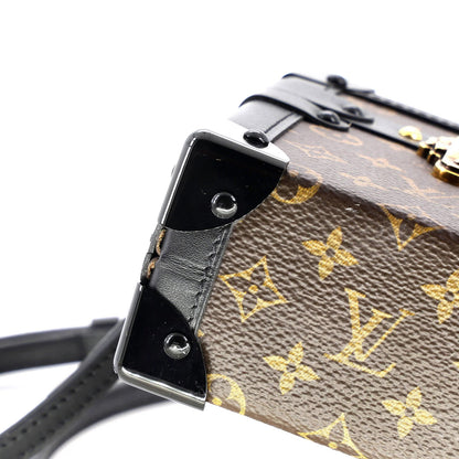 Louis Vuitton Petite Malle Handbag Monogram Canvas