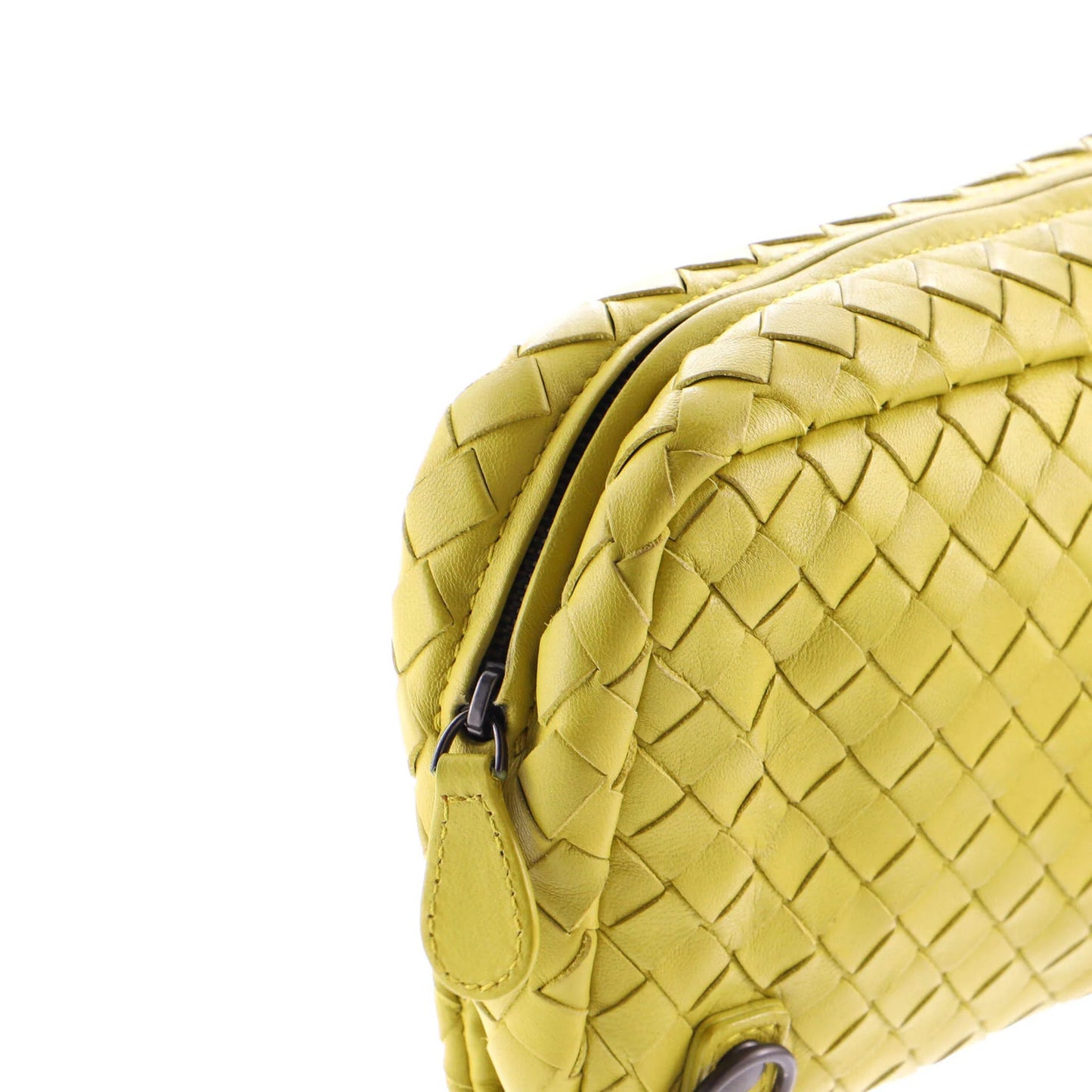 Bottega Veneta Expandable Chain Crossbody Bag Intrecciato Nappa Small