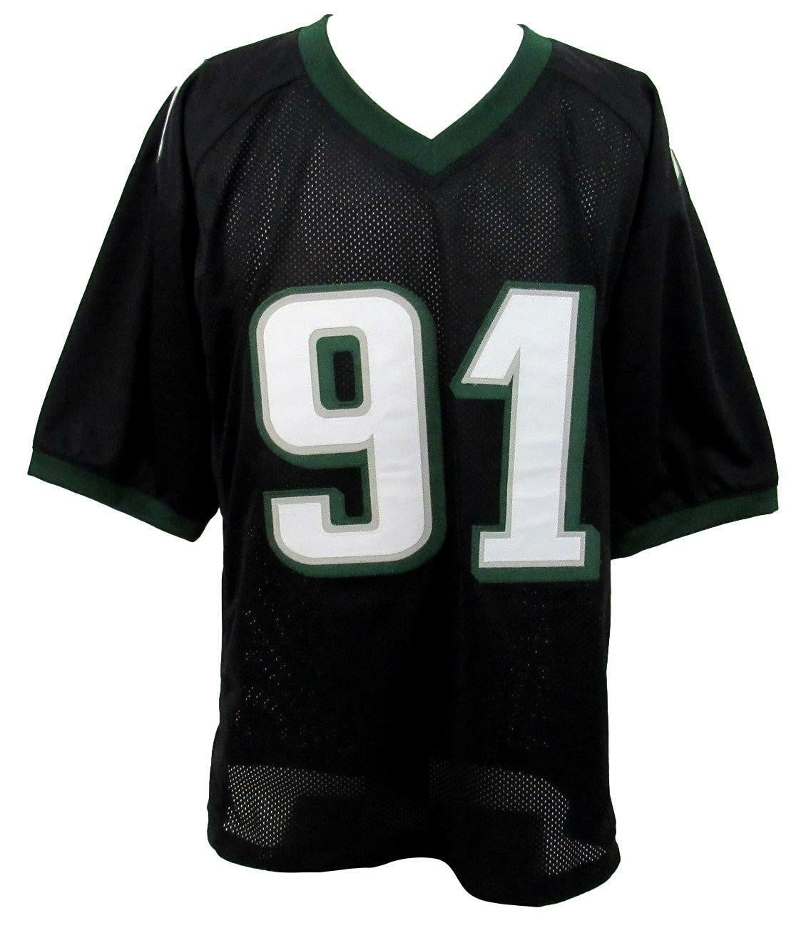 Fletcher Cox Signed/Auto Eagles Black Custom Football Jersey  Xl Beckett 164518