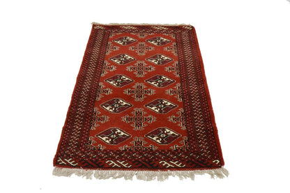 3X5 Ft Handmade Vintage Tribal Design Area Rug