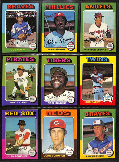 1975 Topps Baseball Card Complete Set (1-660)