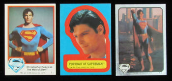 1978-83 Dc Comics Superman Movie Complete 352 Card Set With 72 Stickers 197524