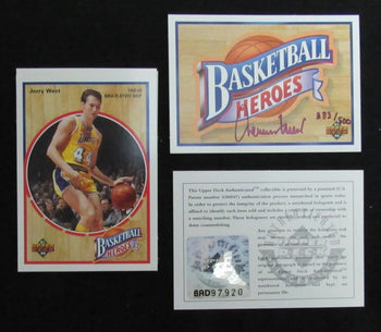 1992 Jerry West Hof Los Angeles Lakers Upper Deck
