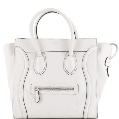 Celine Luggage Bag Grainy Leather Mini