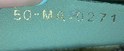 Christian Dior Saddle Bag Logo Embroidered Canvas Medium