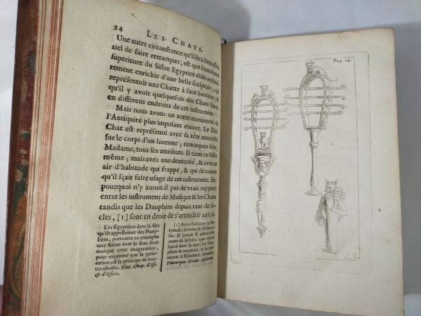 Les Chats  Moncrif  1727 First Edition  Worlds First Book On Cats  Complete