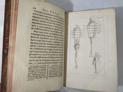 Les Chats  Moncrif  1727 First Edition  Worlds First Book On Cats  Complete