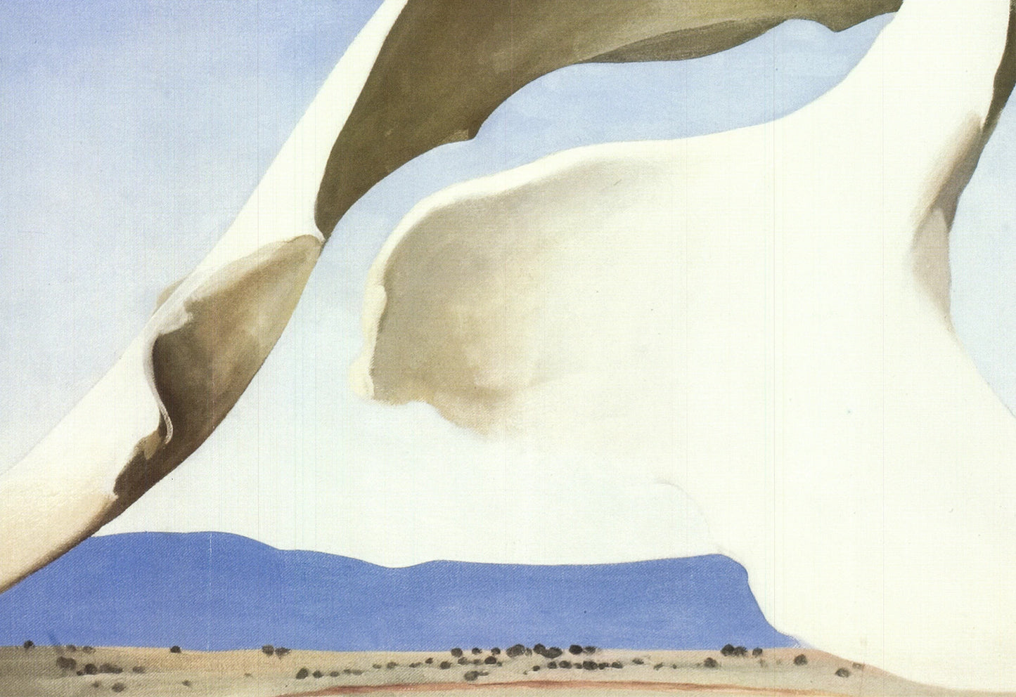 Georgia O'Keeffe Pelvis With The Distance " Offset Lithograph Moder