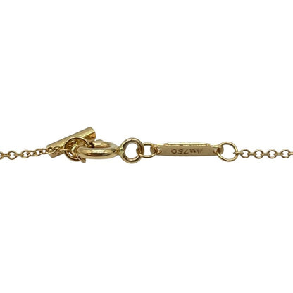Tiffany & Co. T Smile Mini Diamond Necklace K18Pg