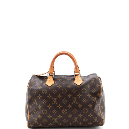 Louis Vuitton Speedy Handbag Monogram Canvas 30