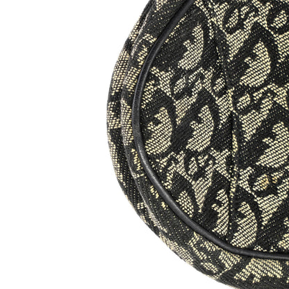 Christian Dior Vintage Saddle Bag Diorissimo Canvas Mini