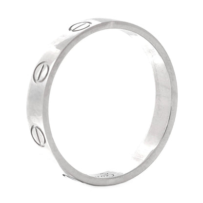 Cartier Love Wedding Band Ring Platinum