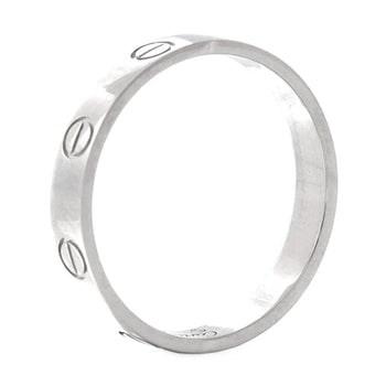 Cartier Love Wedding Band Ring Platinum