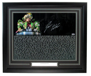 DNA Jason Kelce Autographed 16x20 Photo Philadelphia Eagles Framed PSA/