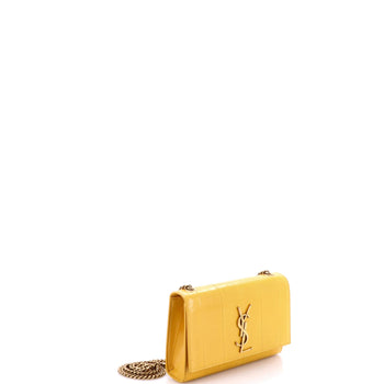 Saint Laurent Classic Monogram Crossbody Bag Eel Skin Small