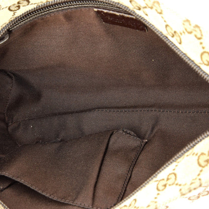 Gucci Web Strap Messenger Bag Gg Canvas Small