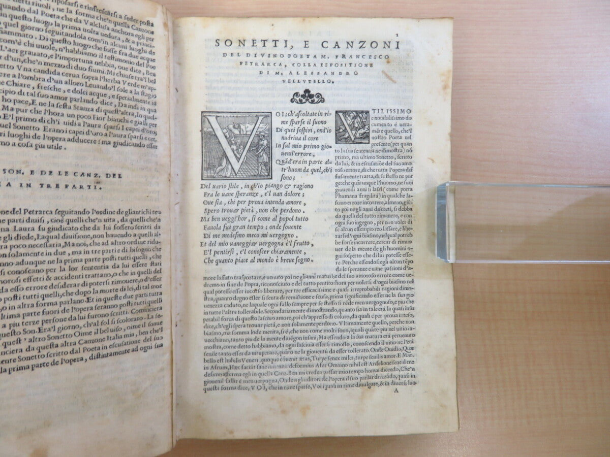 Francesco Petrarca 1547 First Edition ?Il