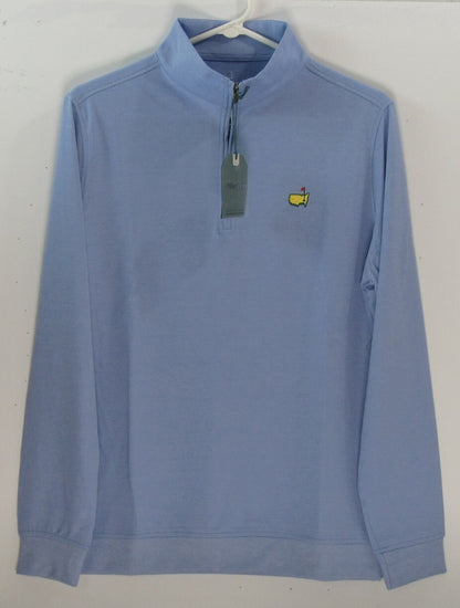 2024 Masters Tech Blue Hidden Zipper 1/4 Zip Pullover  Small Nwt 188881