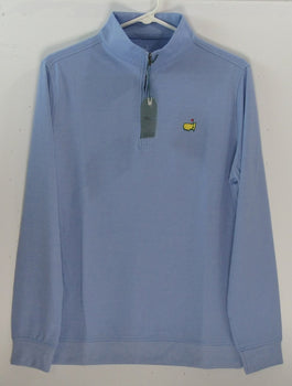 2024 Masters Tech Blue Hidden Zipper 1/4 Zip Pullover  Small Nwt 188881