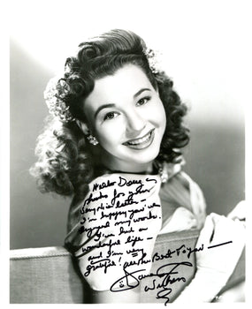 Jane Withers Autographed 8X10 Photo