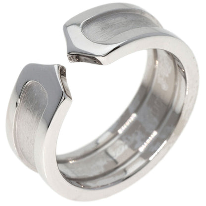 CARTIER Ring C2 ring # 49 K18 White Gold