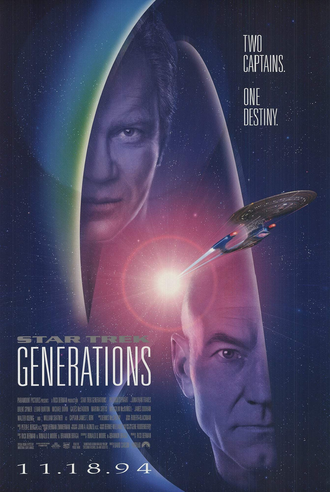 Artist Unknown Star Trek: Generations " Offset Lithograph