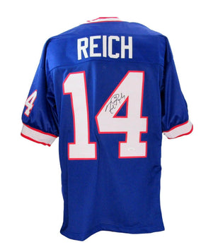 Frank Reich Signed/Autographed Blue Buffalo Bills