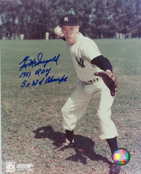 Gil Mcdougald Autographed 8X10 Photo