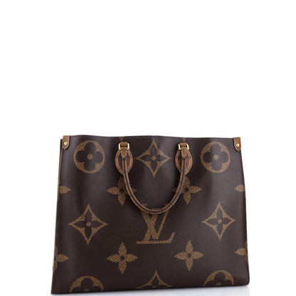 Louis Vuitton Onthego Tote Reverse Monogram Giant Gm