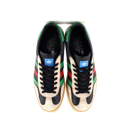 Gucci X Adidas Men'S Gazelle Sneakers Leather And Suede With Faux Leather