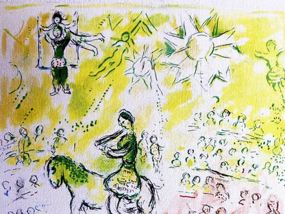 Marc Chagall Sorlier Lithograph Hand Numbered Signed Published