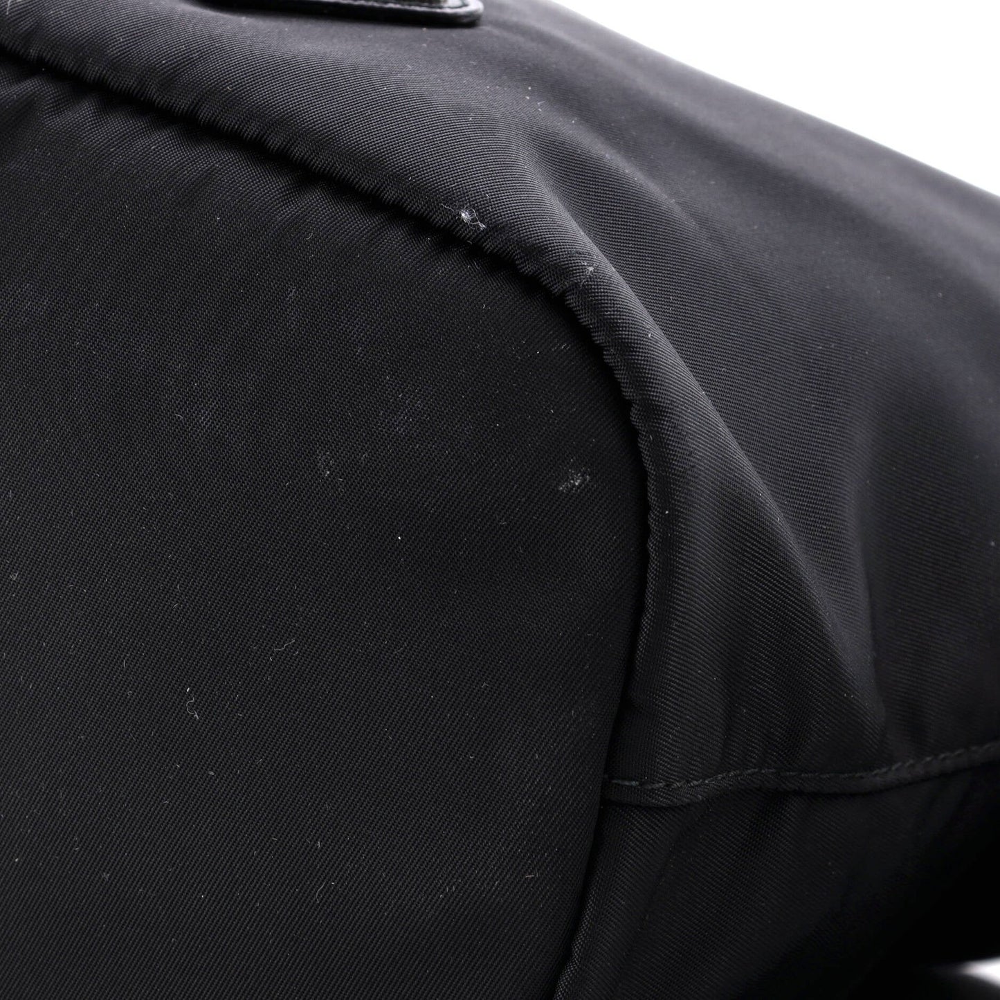 Prada Drawstring Wristlet Bucket Bag Tessuto Small