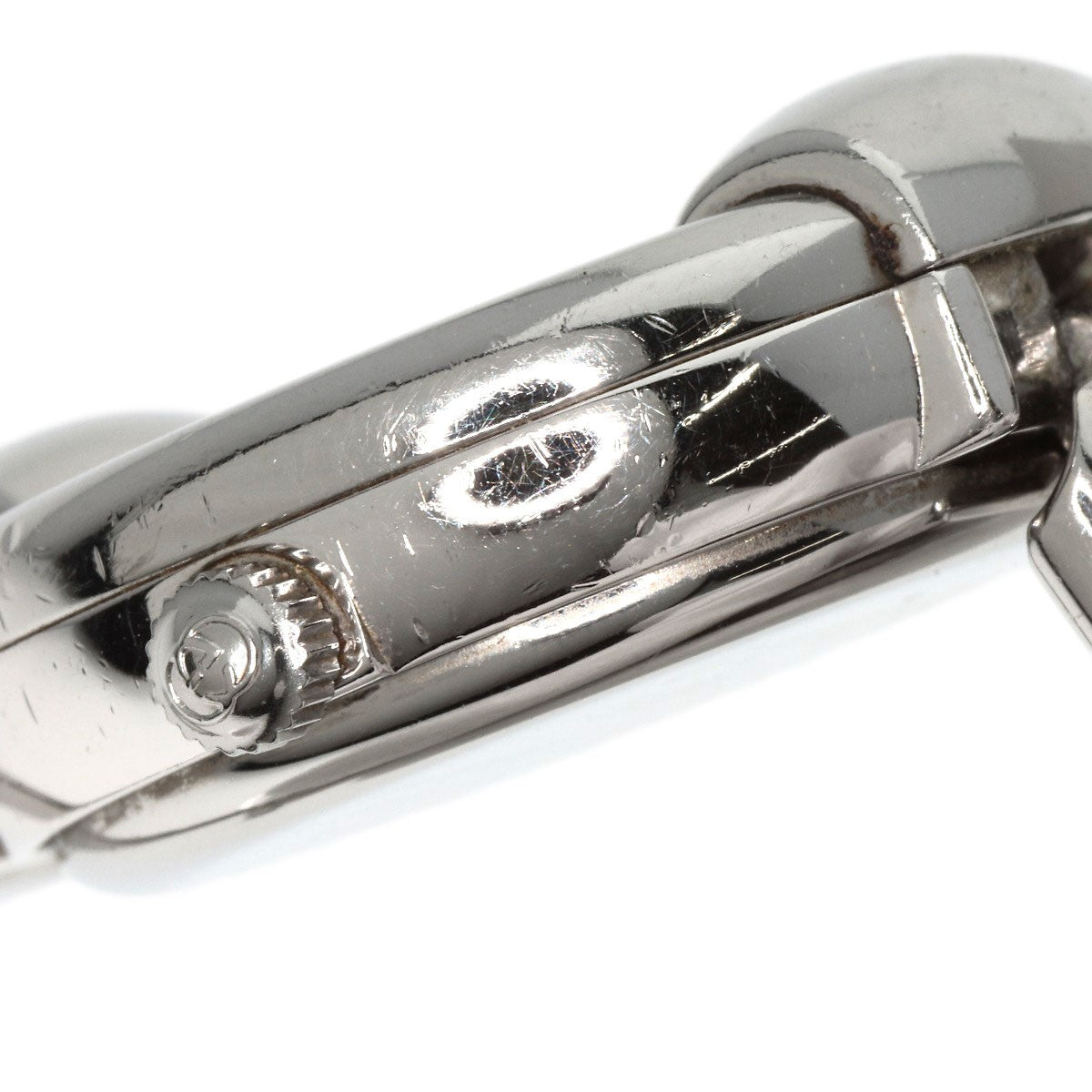 Steel GUCCI Round face Watches 1400L Stainless Steel/ Stainless