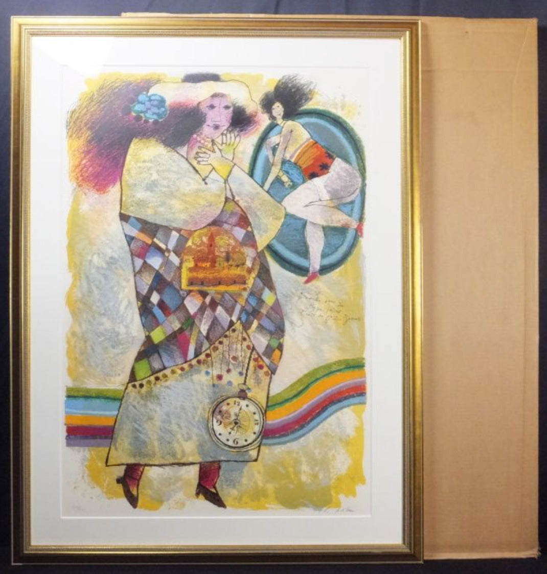 Theo Tobiasse (Israel) Original Lithograph Print