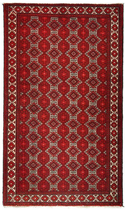 Handmade Antique Tribal Rug Allover Design
