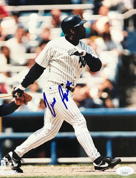 Tim Raines Autographed 8X10 Baseball Photo (Jsa)
