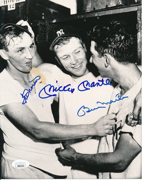 Mickey Mantle/Billy Martin/Irv Noren Yankees