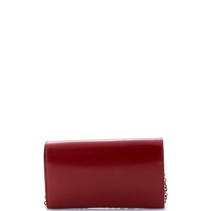 Saint Laurent Le Maillon Chain Wallet Leather