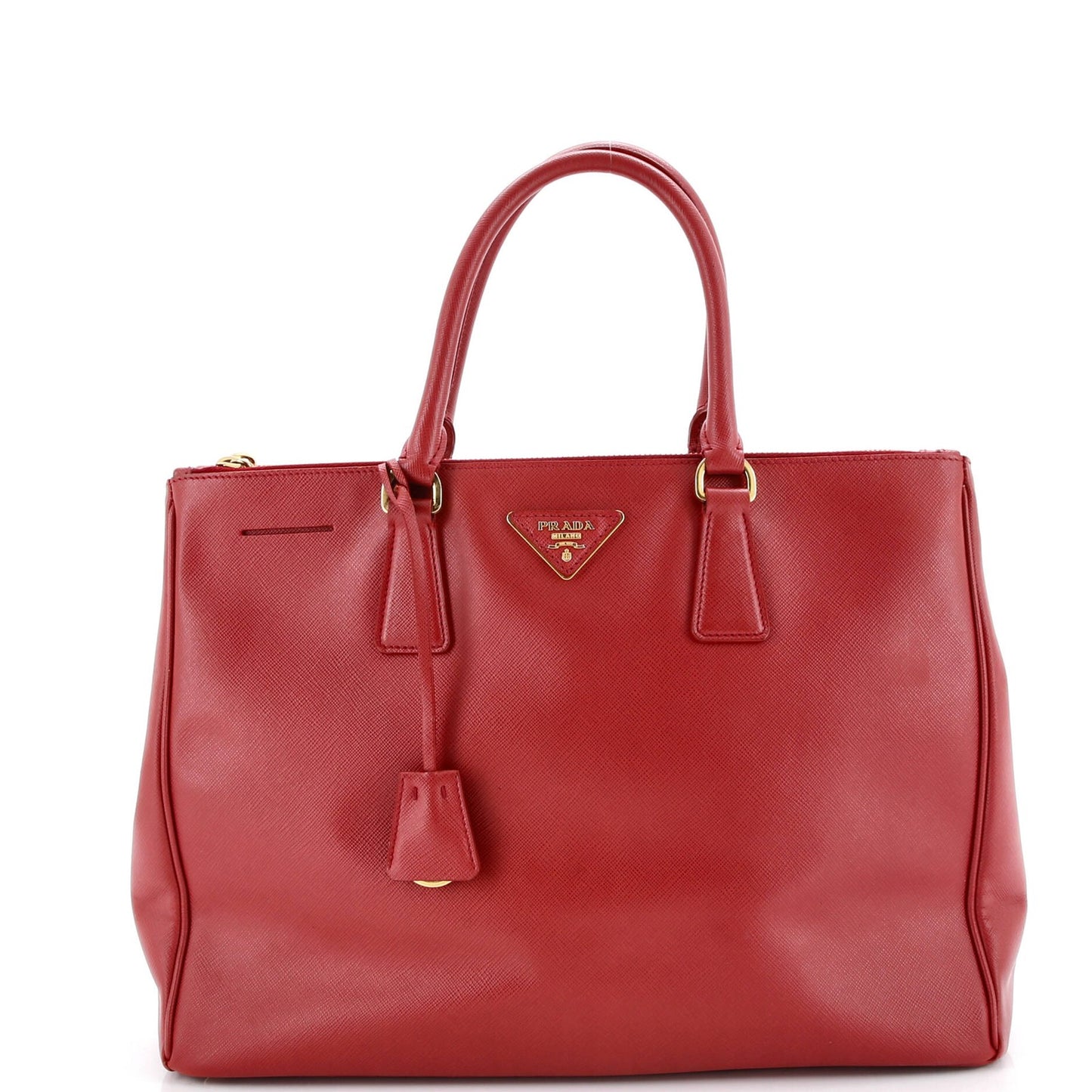 Prada Double Zip Lux Tote Saffiano Leather Large