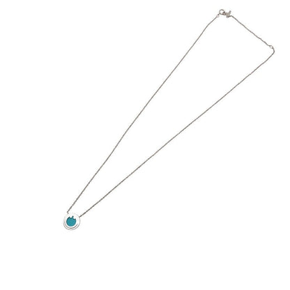 Tiffany & Co. T Circle Necklace With Turquoise