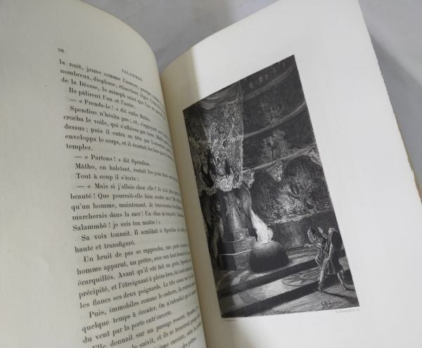 1900 Salammbo Flaubert, Rochegrosse Etchings, 2 Vol, Ferroud Limited 600