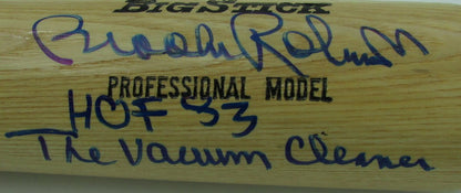 Brooks Robinson Orioles Signed Bat Insc "The