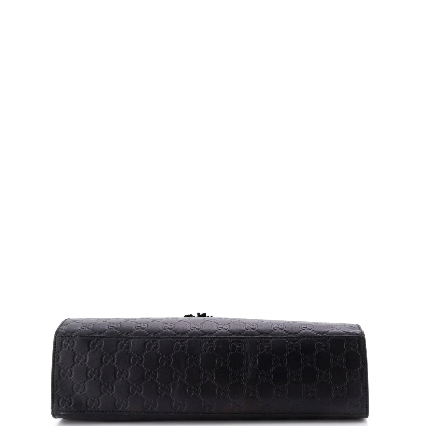 Gucci Emily Chain Flap Shoulder Bag Guccissima Leather Large