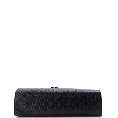 Gucci Emily Chain Flap Shoulder Bag Guccissima Leather Large