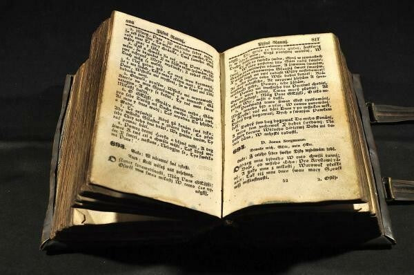 Czech Prayer Book 1853 Antique Bible