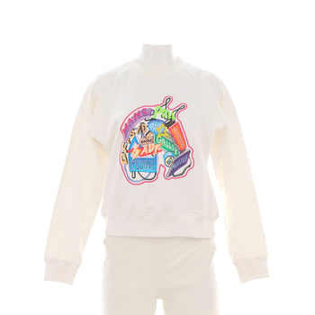 Hermes Women'S Chevaloscope Crewneck Sweater Embroidered Cotton