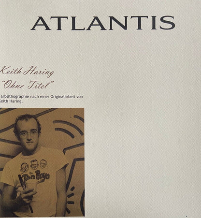 Keith Haring Lithograph Coa Signed And Numbered By Hand Stamp